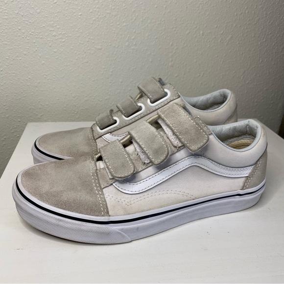 VANS Suede Canvas Old Skool V Shoe - Picture 4 of 10